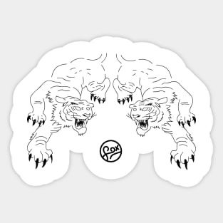 foxyofficial | tiger Sticker